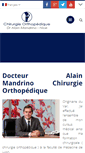 Mobile Screenshot of chirurgie-orthopedique.info