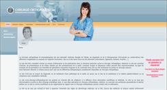 Desktop Screenshot of chirurgie-orthopedique.be